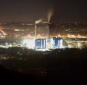 Panorama Nacht Kraftwerk Wanne HDR